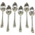 Metal 18th Century Dutch Haags Lofje Silver Spoons, The Hague, 1758, Set of 6 For Sale - Image 7 of 7