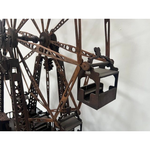 20th Century Model of a Ferris Wheel, Fairground Carousel For Sale - Image 10 of 18
