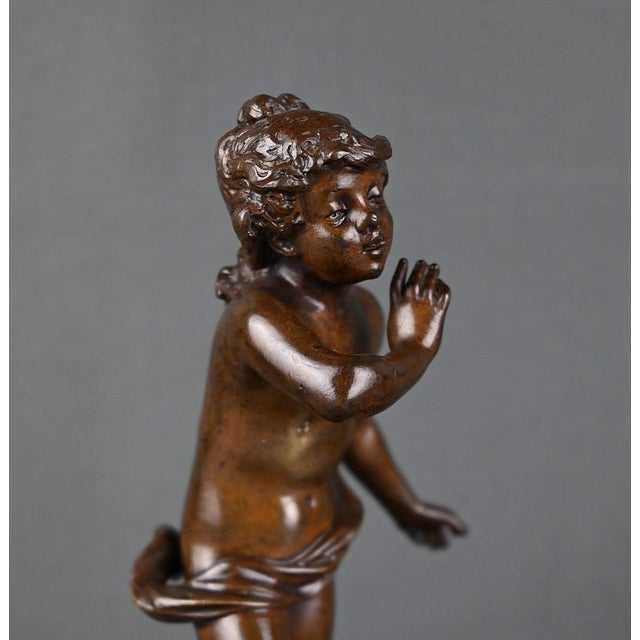 Auguste Moreau, Pair The Skaters Scupltures, 1890s, Bronze For Sale - Image 11 of 18