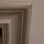 Vintage Antique White Solid Wood Framed Mirror With Natural Knotting Grain. For Sale - Image 11 of 14