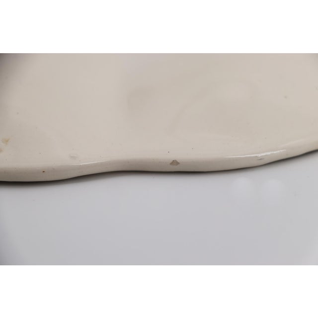 French White Majolica Gien Oyster Plate For Sale - Image 14 of 15