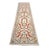 Islamic 21st Century Afghan Sultanabad 3x10 Tan, Red & Light Blue Handmade Runner Rug #1144042 For Sale - Image 3 of 6
