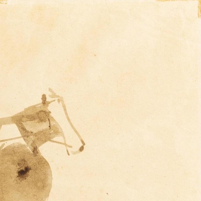 Espiga Pinto, Animalistic Composition, 1960s, Watercolor For Sale - Image 4 of 6