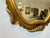 Wood Vintage Gilt and Silvered Wood Wall Mirror For Sale - Image 7 of 10