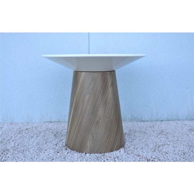 Steelcase Steelcase Modern Campfire Paper Table with Spinning Table Top For Sale - Image 4 of 13