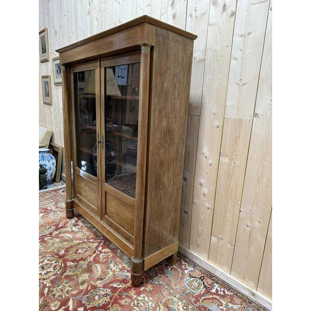 Empire Style Display Cabinet in Mahogany For Sale - Image 5 of 8
