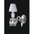Contemporary Collection Regina Wall Lamp in Metal and Crystal by Jago For Sale - Image 3 of 12