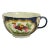 18th Century Worcester Cobalt Blue & Gold, Exotic Birds & Bugs Polychrome Tea Cup For Sale