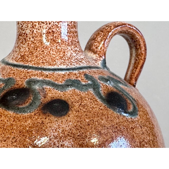 Modernist Studio Ceramic Art Jug Vase from Helma Klett, Germany, 1960s For Sale - Image 6 of 8