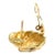 Metal Vintage 14k Yellow Gold Diamond Sea Shell Earrings, A Pair For Sale - Image 7 of 9