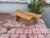 Yellow Antique English Country Pine Bench, C 1860. For Sale - Image 8 of 8