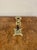 Antique Victorian Brass and Porcelain Candlesticks, 1880, Set of 2 For Sale - Image 6 of 7