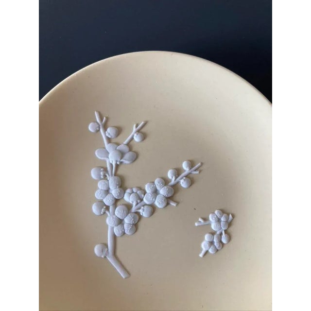 English Wedgwood Jasperware Yellow Jewelry Dish With Asian Modern Design, Circa Mid 20th Century For Sale In New York - Image 6 of 12