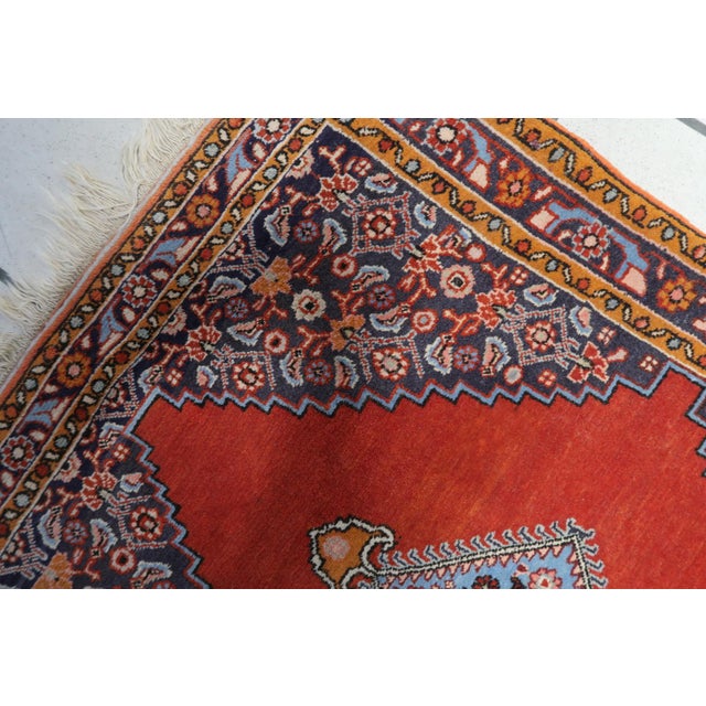 1950s 1950s, Handmade Vintage Persian Bidjar Rug 2.2' X 2.8' For Sale - Image 5 of 10