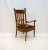 1910s Vintage Quarter Sawn Oak Armchair For Sale - Image 5 of 13
