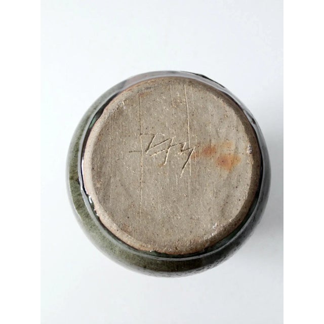 Vintage Studio Pottery Vase For Sale - Image 6 of 10