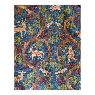 Brunschwig and Fils "Aquitaine" French Forest Tapestry Decorator Fabric 2.5 Yards For Sale