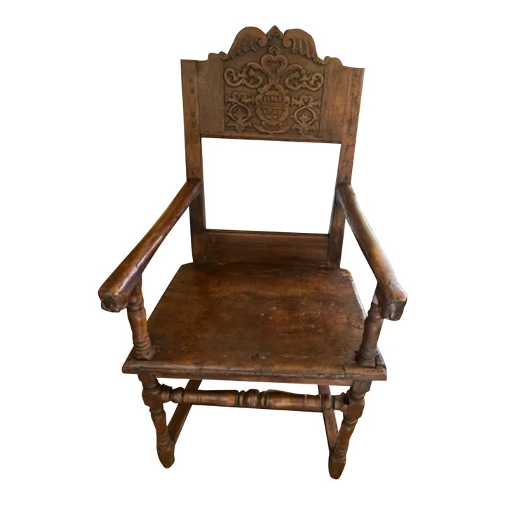 Antique English Oak Chairs Circa 1712 Chairish
