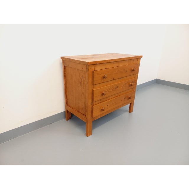 Wood Vintage Pine Chest of Drawers, 1970s For Sale - Image 7 of 11