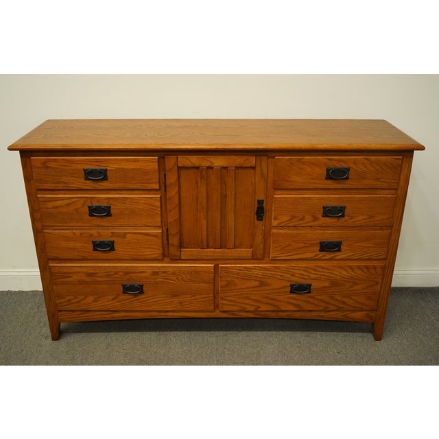 Universal Furniture Sonoma Collection Mission Style Triple Door Dresser