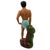 Mid 20th Century Hawaiian Man in Blue Trucks W/ Gold Machete Ceramic Sculpture 14" For Sale - Image 4 of 5