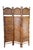 3 panel room divider made from bamboo, interlaced rattan and split reed. A warm addition to any space. Dimensions: 17" x 1...