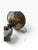 Late 20th Century Art Deco Mariner s.a. Spanish Cast Brass & Molded Alabaster Glass Inverted Bowl Chandelier For Sale - Image 9 of 9