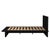 2020s Halmstad Wood Platform Queen Bed, Black For Sale - Image 5 of 7