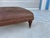 1970s 1960s Mid Century Leather and Mahogany Ottoman For Sale - Image 5 of 7