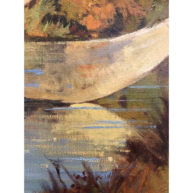 Angiolo Volpe, Livorno Retoni Sull Arnaccio, Oil on Canvas, Framed For Sale - Image 5 of 14