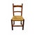 20th Century Rustic Wooden Chairs with Straw Seats, Set of 9 For Sale - Image 3 of 6