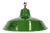 Industrial Green Enamel Factory Pendant Lamp from Revo, 1950s For Sale