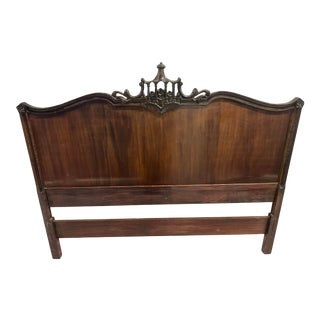 20th Century Chinese Chippendale Pagoda Full/ Queen Headboard For Sale