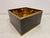 Brown Large Tortoiseshell Effect Acrylic Glass Planter, 1970s For Sale - Image 8 of 11