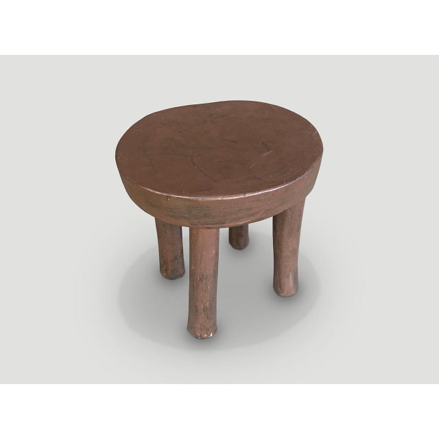 Mid 20th Century African Side Table or Stool For Sale - Image 5 of 5