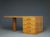 A quality French Art Deco, freestanding /double-sided desk. Executed in the 1930s by a unknown maker , this desk has all...