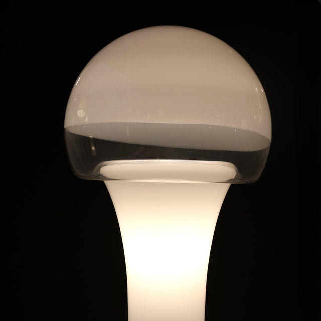 1970s Modernist Glass Floor Lamp For Sale - Image 13 of 18