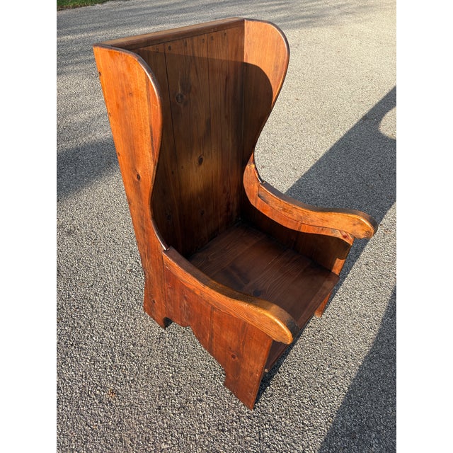 American Late 20th Century Vintage Habersham Plantation Style Lambing Chair For Sale - Image 3 of 9