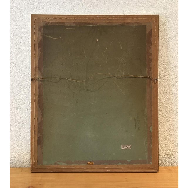 Joseph Ferrero, Bord du lac en automne, Watercolor on Paper, Framed For Sale - Image 8 of 9