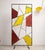 Mid-Century Modern Geometric Room Divider with Textured Colored Glass, 1970s For Sale - Image 16 of 16