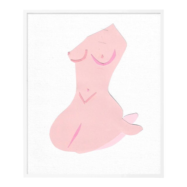 Fair Lady 5 by Virginia Chamlee in White Framed Paper, Medium Art Print For Sale