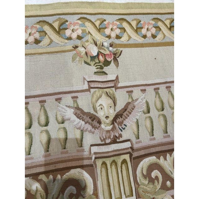 1990s Tapestry Handmade Garden Scene For Sale In Los Angeles - Image 6 of 8