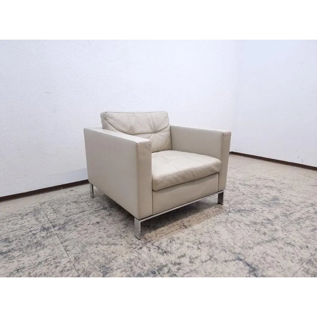 German Grey 502 Chair in Leather from Walter Knoll For Sale - Image 9 of 13