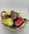 Ceramic Vintage MCM Italian Ceramic Hand Painted Fruit Basket Centerpiece For Sale - Image 7 of 7
