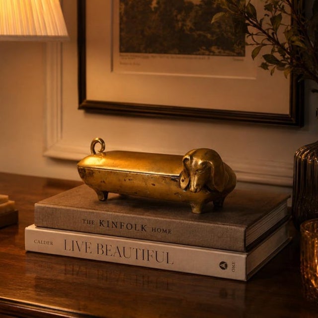 French Bouillotte Lamp — Delicate Gilt Brass with Cream Fabric Shade An exquisite and refined French bouillotte lamp of...
