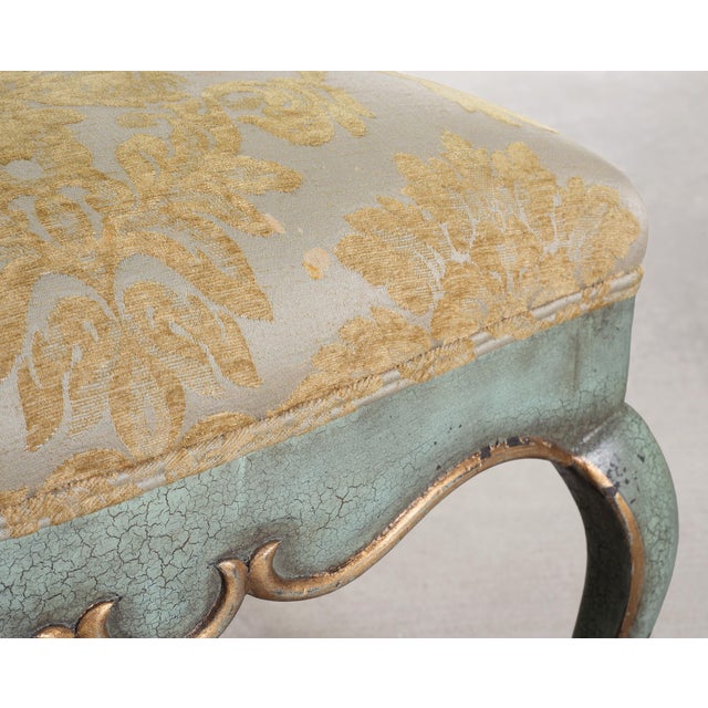 Wood Set of Ten Minton-Spidell Country French Painted Dining Chairs For Sale - Image 7 of 18