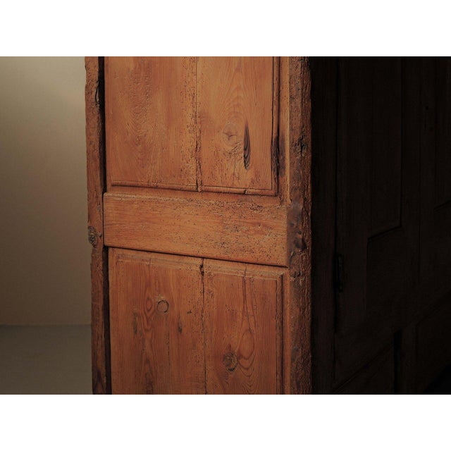 19th Century Folk Art Cabinet in Pine, France For Sale - Image 9 of 18
