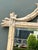 Glass Vintage Faux Bamboo Floral Mirror For Sale - Image 7 of 12