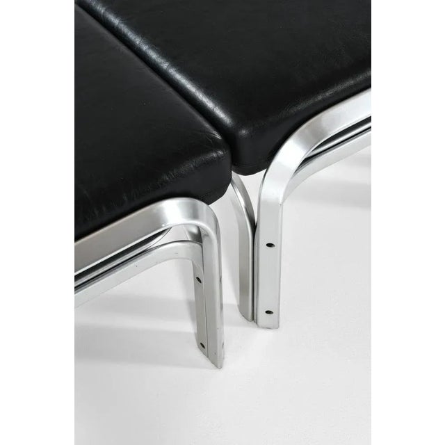 Seating Group by Jørn Utzon attributed to Fritz Hansen, 1960s, Set of 4 For Sale - Image 4 of 10