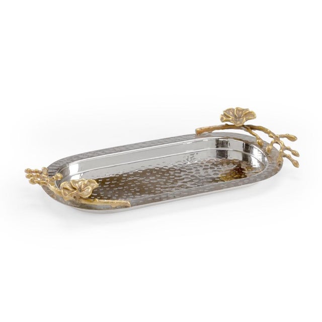 Contemporary Wildwood Fresh Stem Oval Tray For Sale - Image 3 of 3
